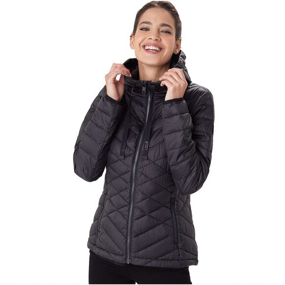 Lole Jackets & Blazers - Lolë Emeline Insulated Down Black Puffer Jacket Hooded Women's Size XL